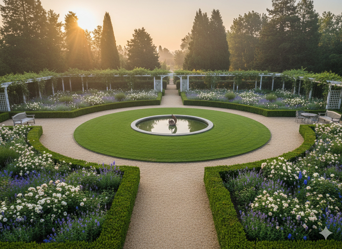 Garden design concept