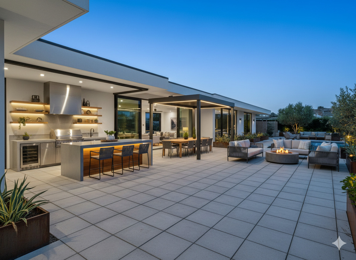 Outdoor living space design